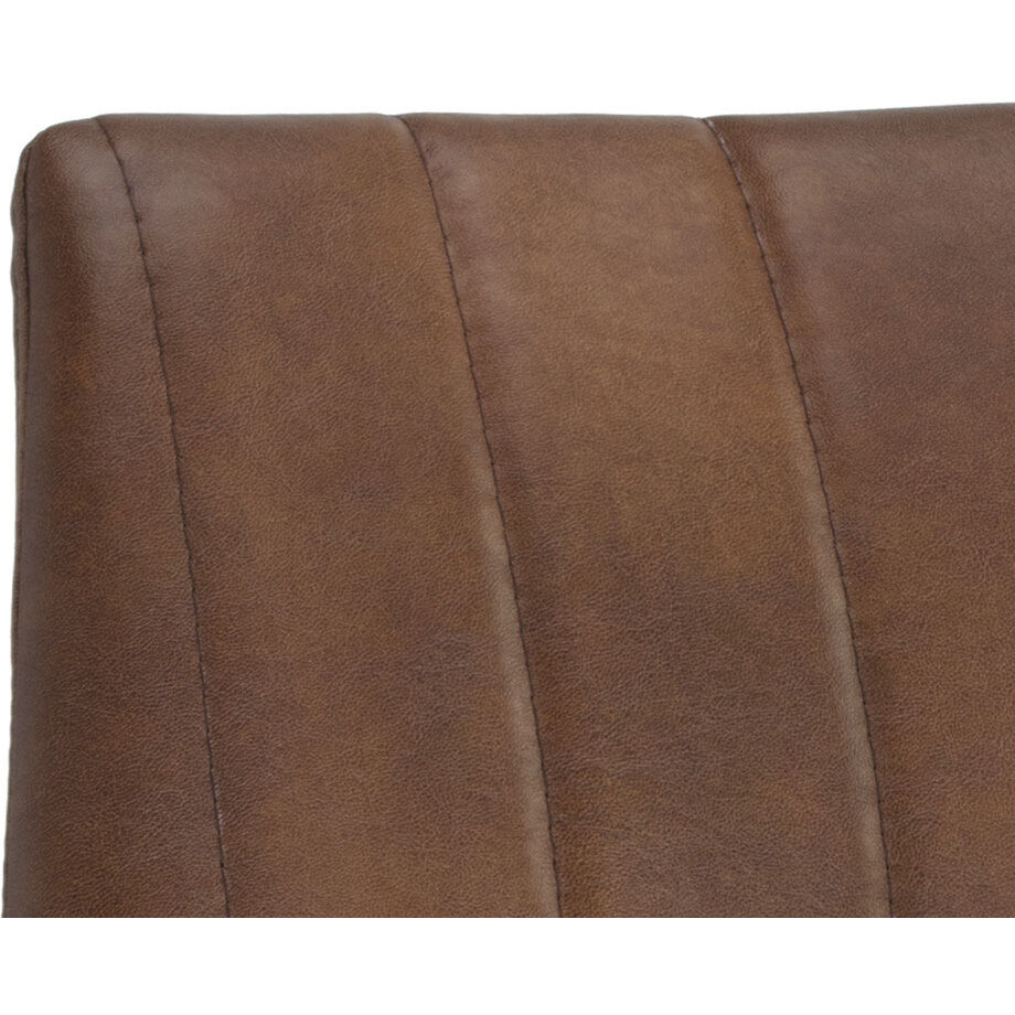 Drew Black / Bravo Cognac Dining Chair, Set Of 2